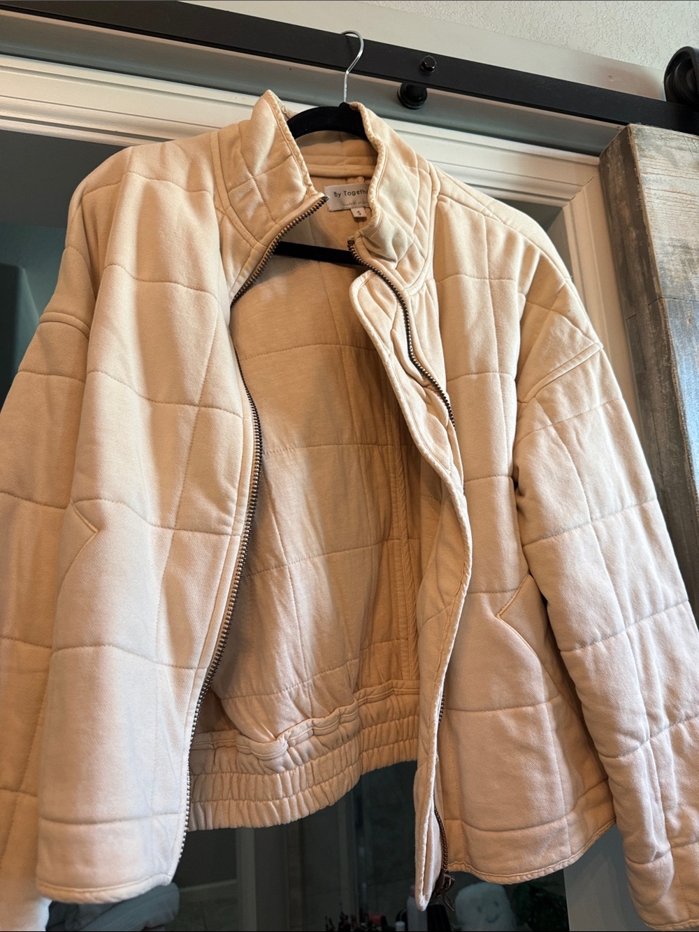 By together Quilted Light Beige Jacket